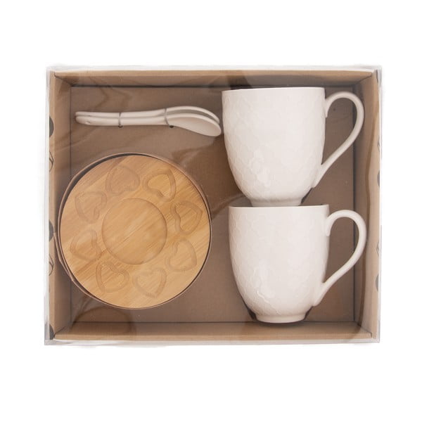 2 portselanist tassi 370 ml komplektis Whiteline - Orion-image-1