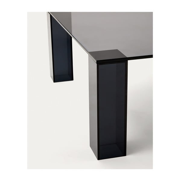 Tumehall klaasist diivanilaud 85x85 cm Adularia - Kave Home-image-3