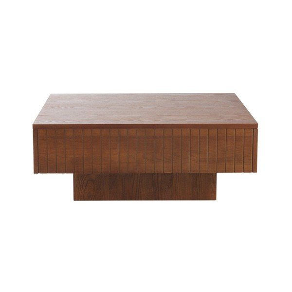 Tumepruun MDF-ist kohvilaud 90x90 cm Furuvik - Jotex-image-2