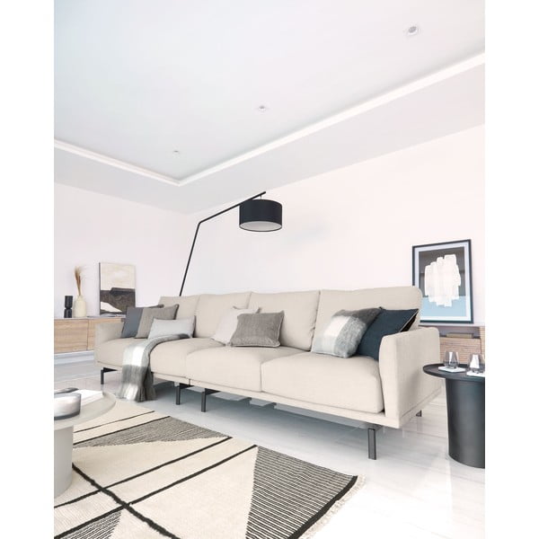 Must põrandavalgusti tekstiilist varjuga (kõrgus 221,5 cm) Ciana - Kave Home-image-2