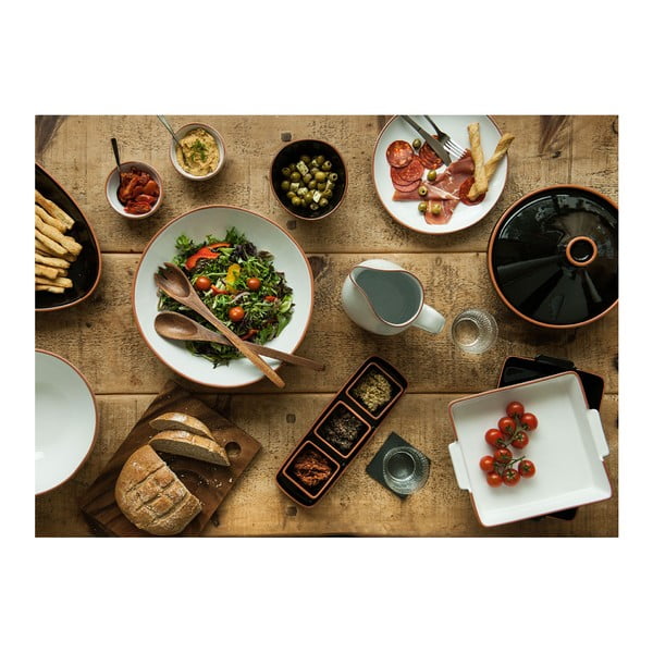 2 akaatsiapuidust salatikannu Socoro komplektis - Premier Housewares-image-3