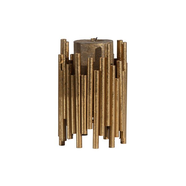 Kuldne metallist küünlajalg, kõrgus 18 cm - BePureHome-image-1