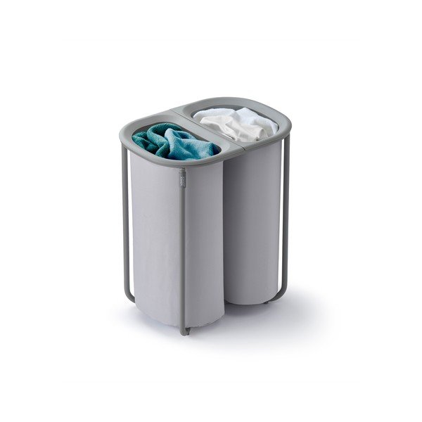 Helehall riidest pesukorv 2x40 l Duo - Joseph Joseph