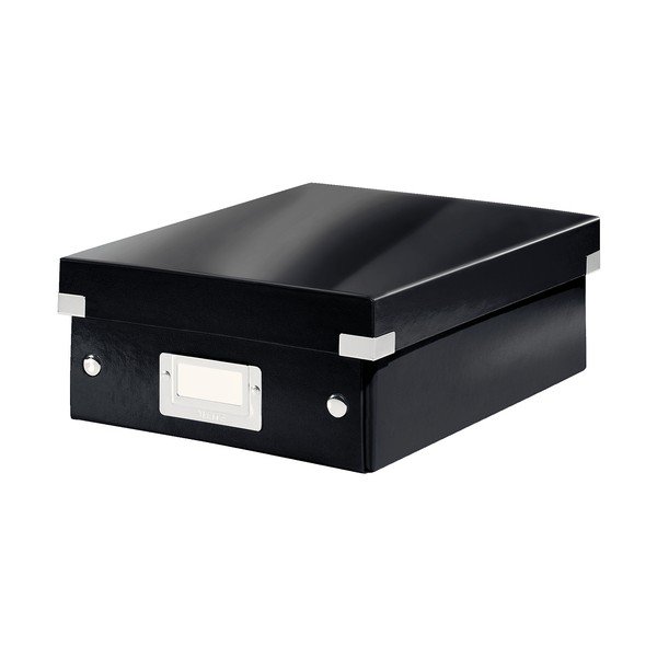 Mustast papist kaanega hoiukarp Click&Store - Leitz-image-2