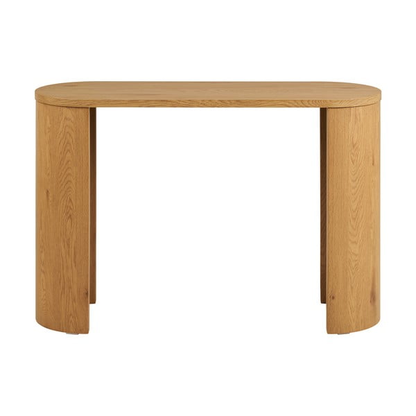 Konsoollaud tammepuidu imitatsiooniga 38x114 cm Bibione – House Nordic-image-2