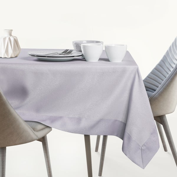 Světle fialovošedý ubrus AmeliaHome Empire Lilac, 140 x 180 cm-image-2