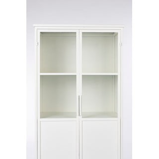 Valge metallist vitriinkapp 35x150 cm Miya - White Label