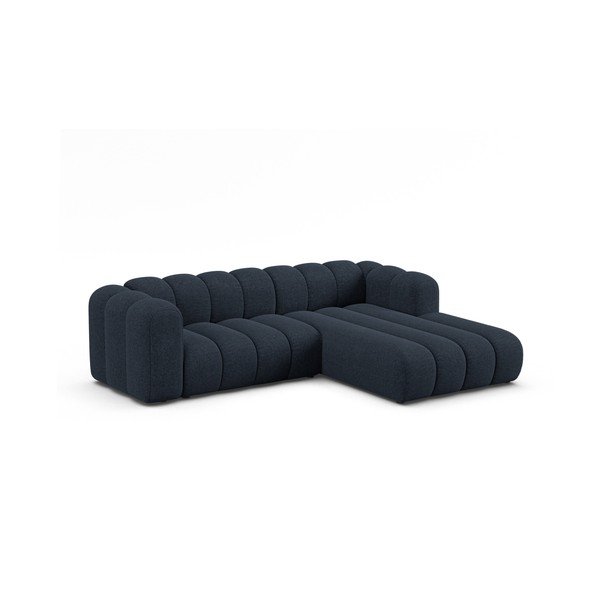 Tumesinine šenillist nurgadiivan (parem nurk) Lupine - Micadoni-image-1