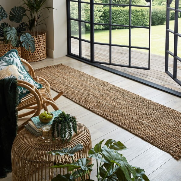 Pruun džuudist vaibajooksja 60x230 cm Jute - Flair Rugs-image-1