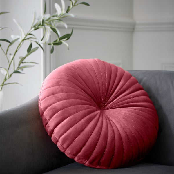 Sametist dekoratiivpadi ø 40 cm Round Soft Touch - Catherine Lansfield-image-1
