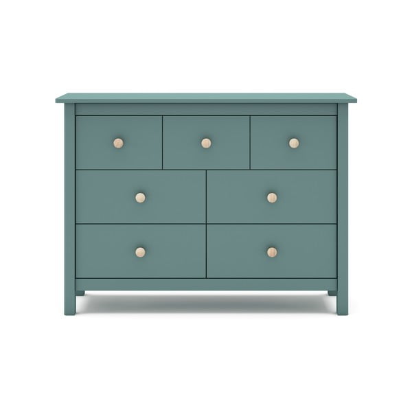 Madal laste kapp männipuidust, petrooli värvi 110x80 cm Max - Marckeric-image-2