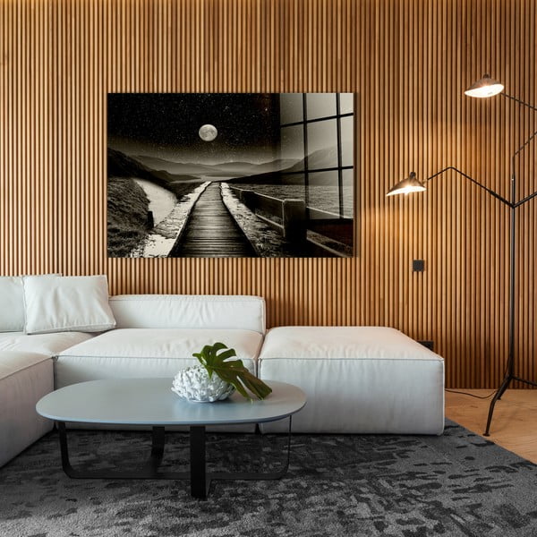 Klaasist maal 120x80 cm Moon path - Styler-image-2