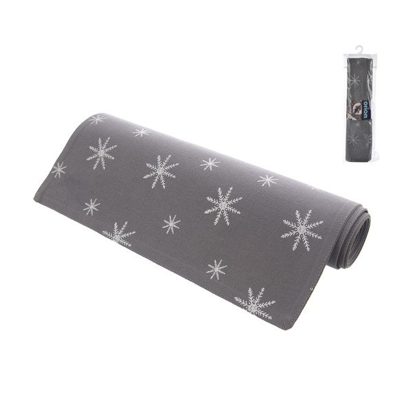 Puuvillane jõulumotiividega linik 32x130 cm - Orion-image-4