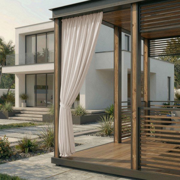 Kreemikas hämardus-/õuekardin Calisto - Filumi-image-1