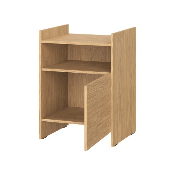 Tammepuust öökapp naturaalse värvi riiulitega Toopt - noo.ma-image-2