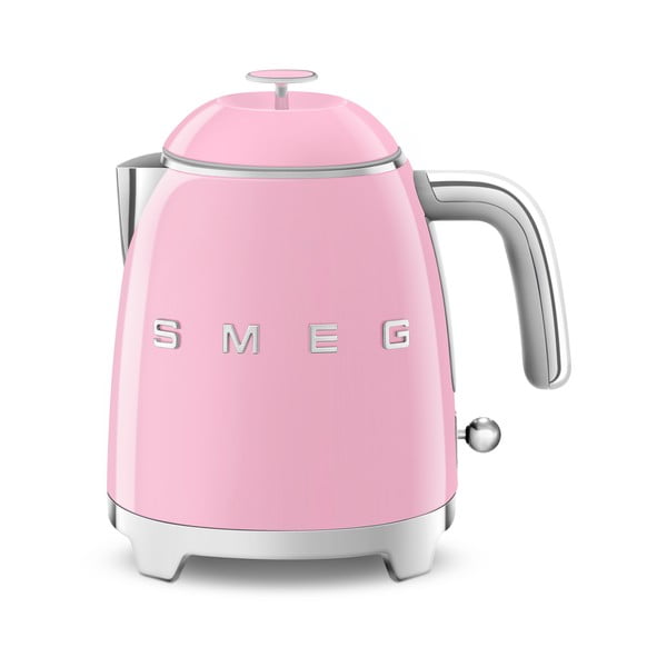 Roosa roostevabast terasest veekeetja 800 ml Retro Style - SMEG