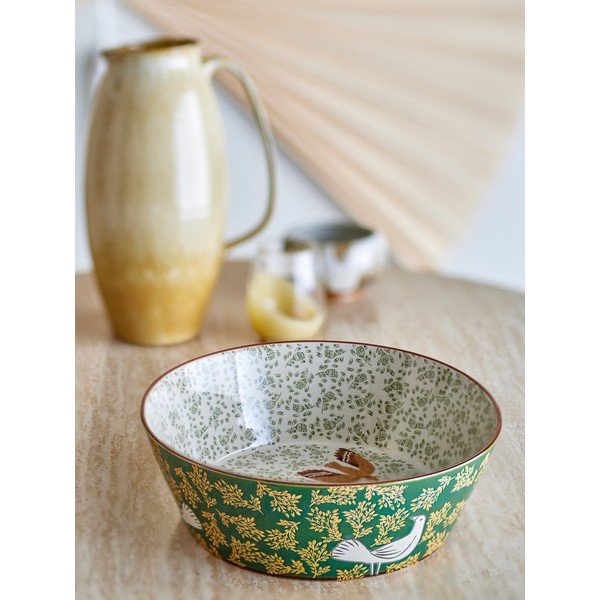 Roheline keraamiline kauss ø 28 cm Hezha - Bloomingville-image-1