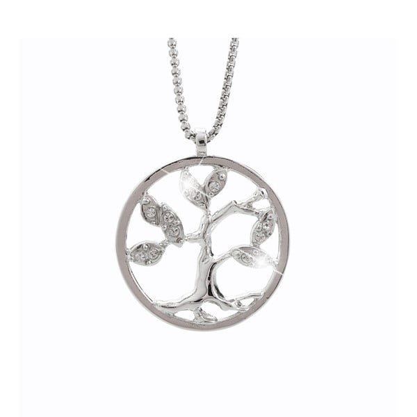 Náhrdelník ve stříbrné barvě se Swarovski Elements Laura Bruni Tree of Life