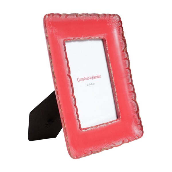 Červený rámeček Comptoir de Famille Esquisse, 18 x 23 cm