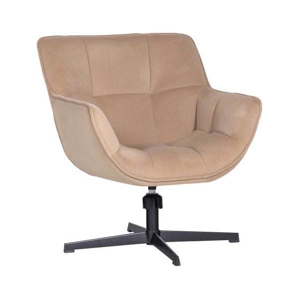 Beež sametist pöördtool Wibo - WOOOD