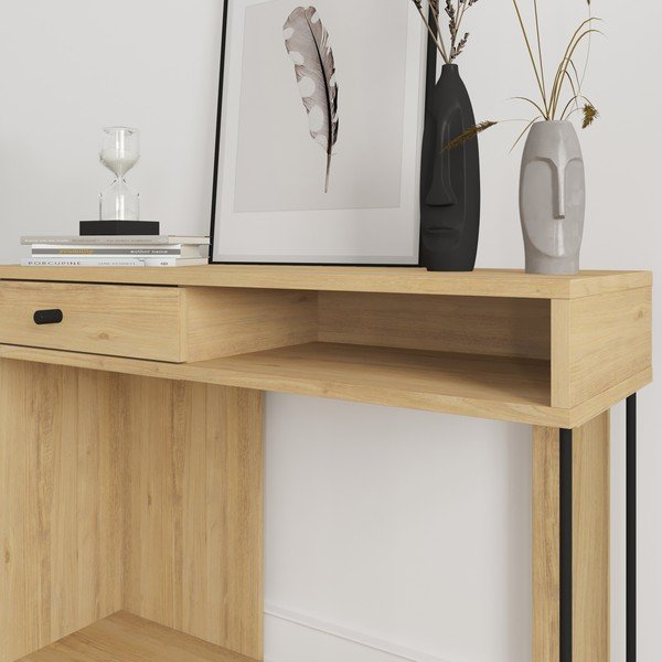 Konsoollaud  tammedekooriga 35x100 cm Saturne - Marckeric-image-4