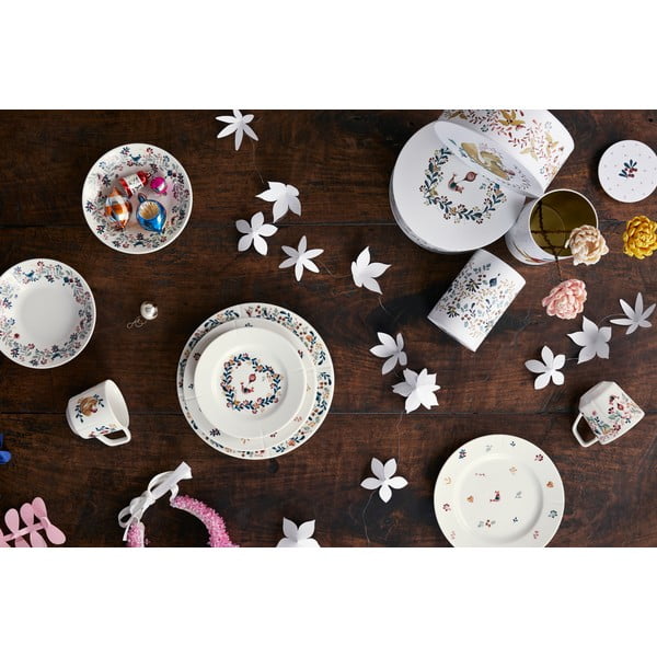 Valge portselanist taldrik ø 27cm Grand Cru Cottage - Rosendahl-image-1