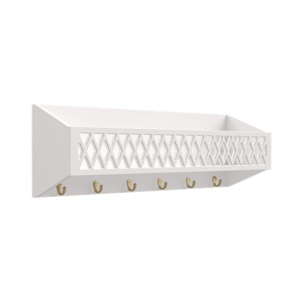 Valge seinale kinnitatav laste riidepuu 75x25 cm Harlequin - Cam Cam Copenhagen