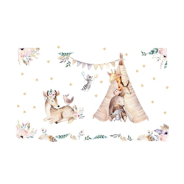 Laste seinakleebised Küülikud Woodland - Ambiance-image-2