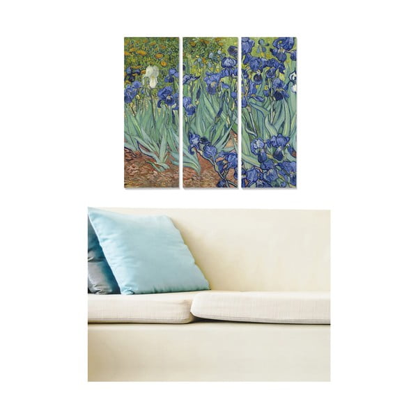 Maalid 3 tk komplektis 20x50 cm Vincent van Gogh - Wallity