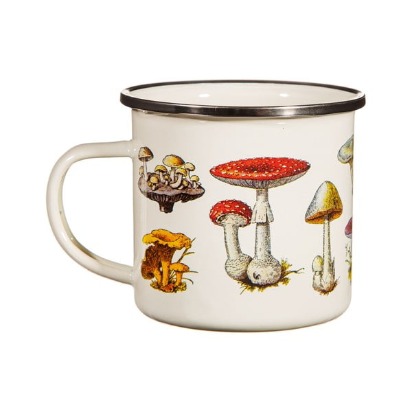 Kreemjas emailist beebi kruus Vintage Mushroom - Sass & Belle-image-3