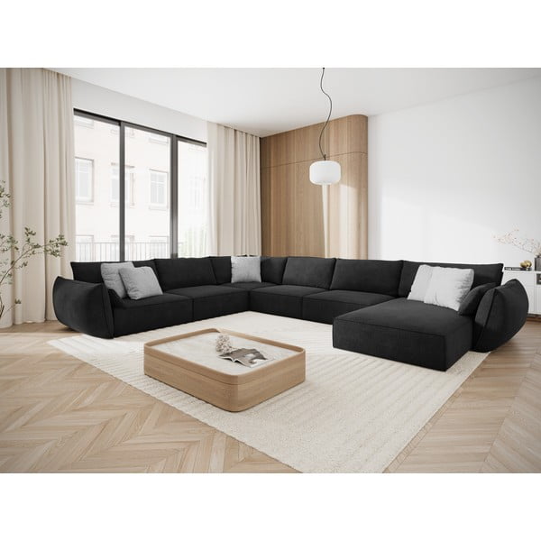 Tumehall nurgadiivan (vasakpoolne nurk) Vanda - Mazzini Sofas-image-1