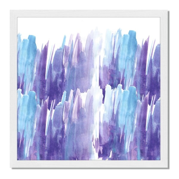 Obraz v rámu Liv Corday Provence Abstract Lavender, 40 x 40 cm