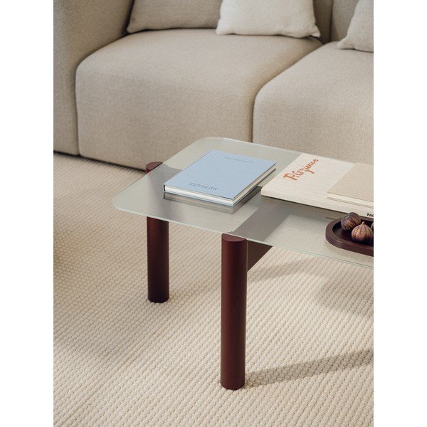 Veinikohvilaud klaasist pealispinnaga 55x105 cm Kob - noo.ma-image-2