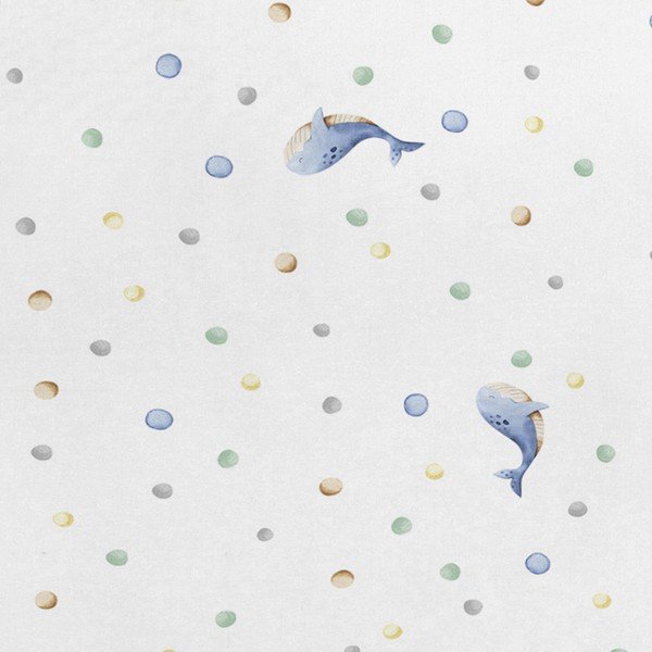 Beebipadi 50x75 cm Baby whale - Happy Friday-image-1