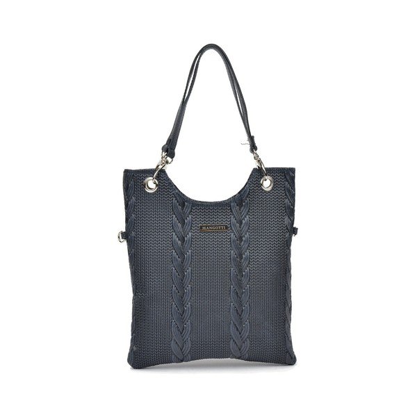 Sinine nahast käekott Mangotti Elsa - Mangotti Bags