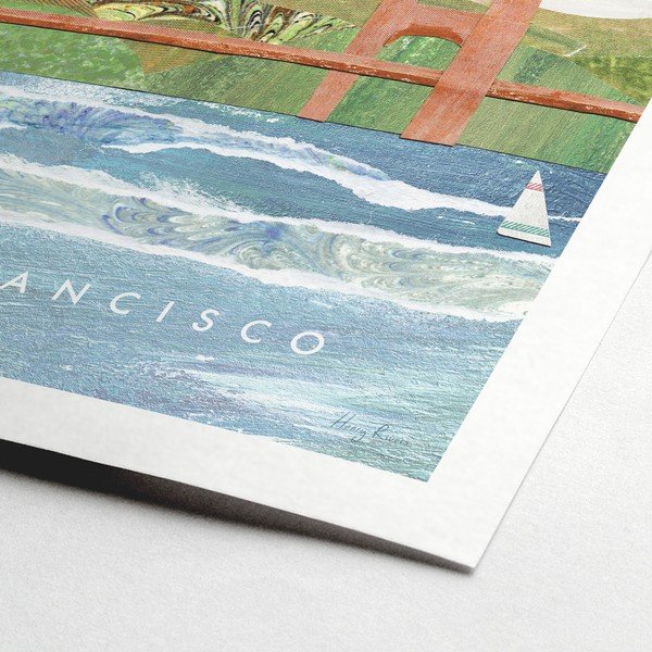 Plakat II, 30 x 40 cm San Francisco - Travelposter-image-1
