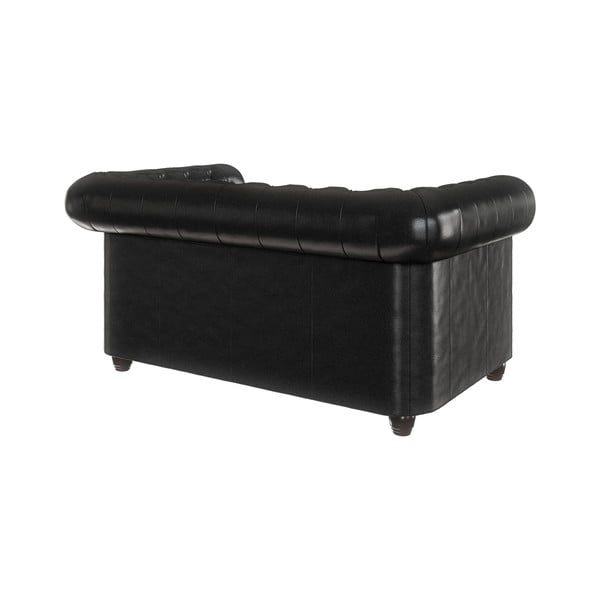 Must kunstnahast diivan 148 cm York - Ropez-image-2