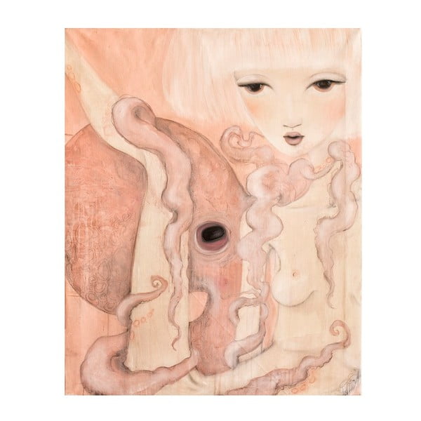 Autorský plakát od Lény Brauner Oktopus, 47x60 cm