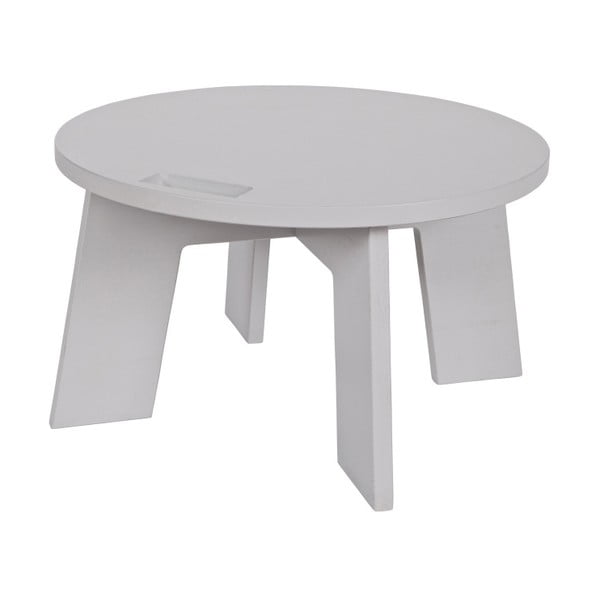 Světle šedý konferenční stolek z borovicového dřeva vtwonen Grip