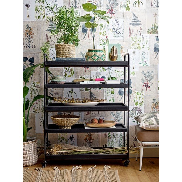 2 metallist raamaturiiuli komplekt, kõrgus 18 cm Anders - Bloomingville-image-1