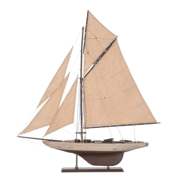 Objekt plachetnice Sail Boat Beige, 71 cm