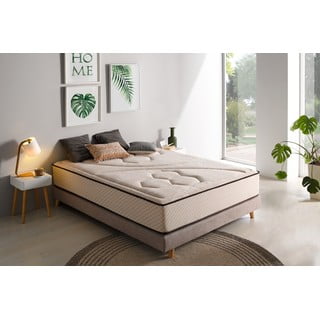 Kõva/keskmine kahepoolne termoreguleeriv poroloonmadrats 140x190 cm Tempus Gold - Moonia