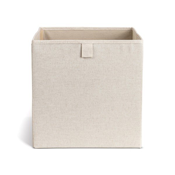 Beež tekstiilist hoiukast 32x31,5x31,5 cm Soft Storage Cube - Bigso