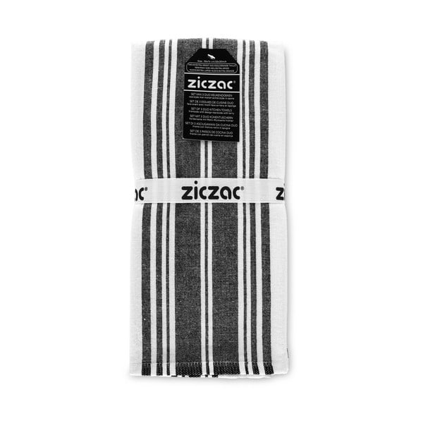 Rätikud 3tk komplektis 50x76cm Duo Stripe - ZicZac