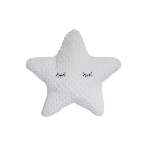 Bílý dětský polštář ve tvaru hvězdy Bloomingville Star
