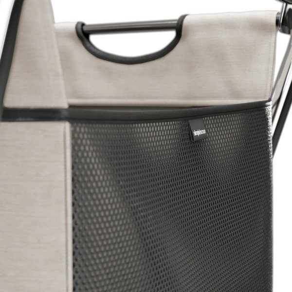 Helepruun kokkupandav riidest pesukorv 200 l - simplehuman-image-2