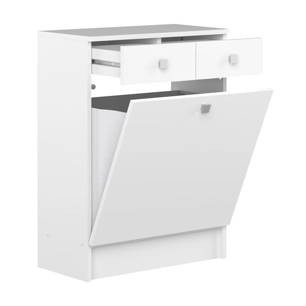 Valge madal vannitoakapp 60x82 cm Combi - TemaHome-image-3