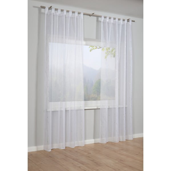 Valge kardin 245x140 cm Voile - Gardinia-image-1