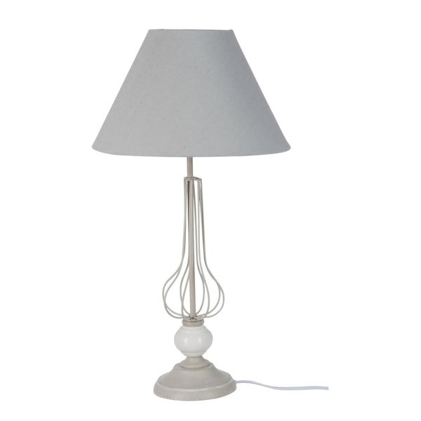 Stolní lampa Ball Grey, 25x25x56 cm