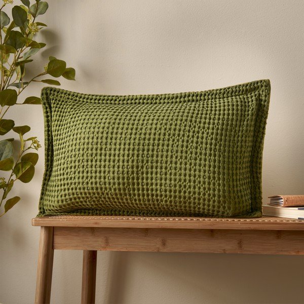 Puuvillane dekoratiivpadi 30x50 cm Jaipur Chunky Waffle - Pineapple Elephant-image-1